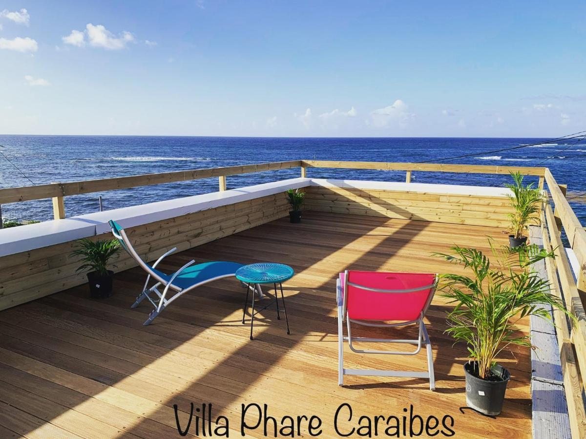 Villa Phare Caraibes Guadeloupe - Rooftop Jacuzzi & Ocean View Le Moule Zewnętrze zdjęcie